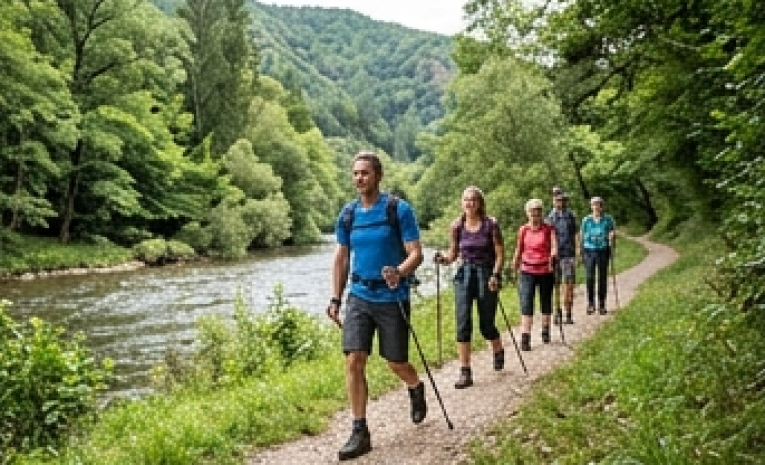 MARCHE NORDIQUE (HOLTZWIHR FORÊT DE L'ORCH)