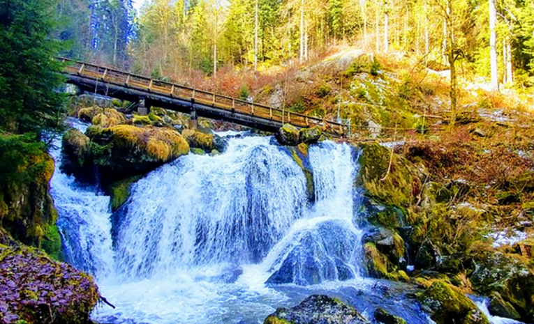 Les cascades de Triberg (Au pays des pendules à coucous)  (D)