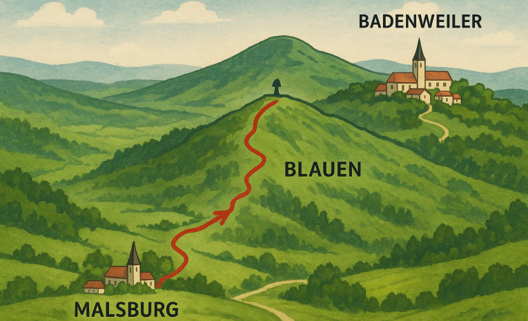 De Malsburg à Badenweiler 