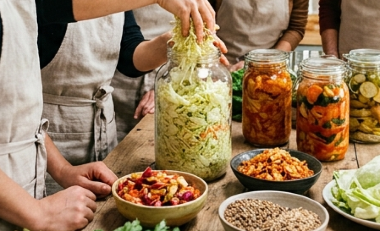 CUISINE VÉGÉTARIENNE & MICROBIOTE